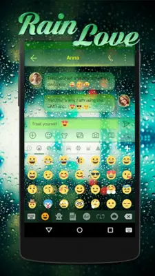 Rain Love Keyboard android App screenshot 1