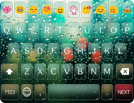 Rain Love Keyboard android App screenshot 2