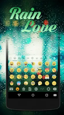 Rain Love Keyboard android App screenshot 5