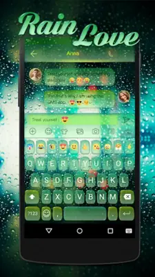 Rain Love Keyboard android App screenshot 6